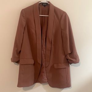 Express brown blazer size Large